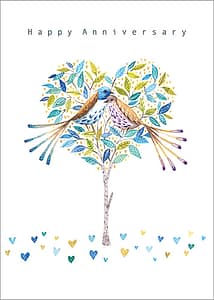 Love Birds Anniversary Card